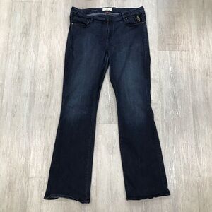 Cookie Johnson GRACE BOOTCUT Dark Blue Jeans, Bootcut - Waist Size 36, TALL